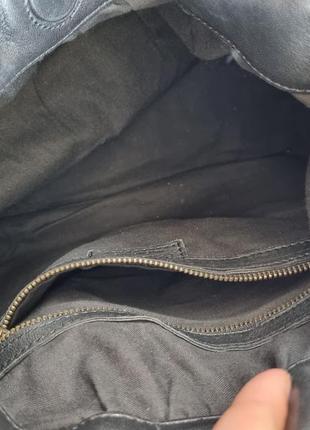 Шкіряна сумка paul&joe  франція, брендова сумка, сумка торба, сумка на плече3 фото