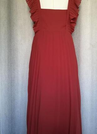 Женское новое легкое, летнее длинное платье, коралловый сарафан с шикарной вышивкой, вышиванка3 фото