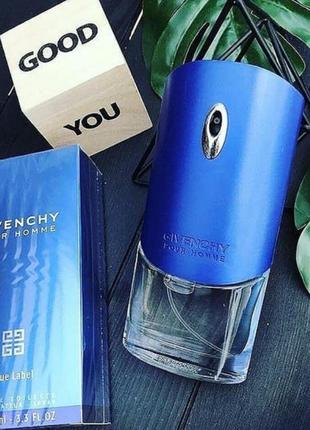 Туалетна вода givenchy blue label блу лейбл 100 мл