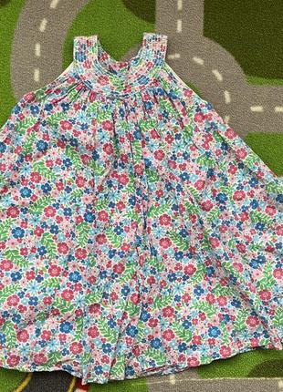 Хлопковый сарафан платье frigi на 3-4 года1 фото