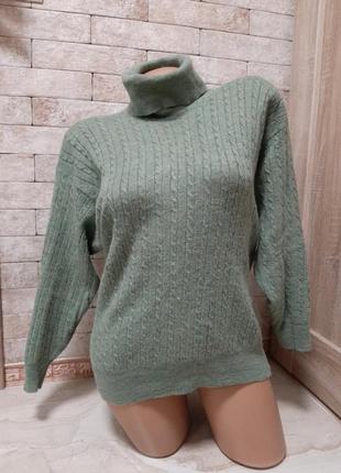 Свитер с высоким воротом  шотландия