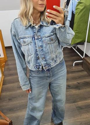 Джинсовая куртка пиджак XS / 42 xs,m