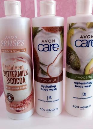 Гель для душу в асортименті 400 мл avon1 фото