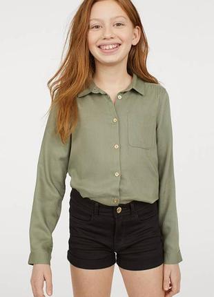 Оригинальные твиловые шорты от бренда h&m разм. 164(13-14лет)