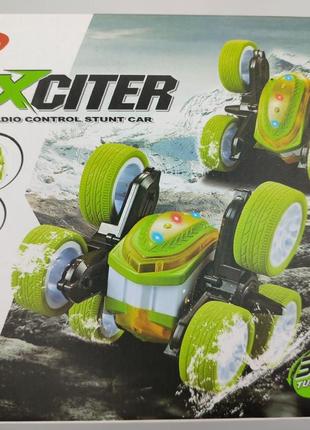 Машинка перевертыш на радиоуправлении stunt car exciter