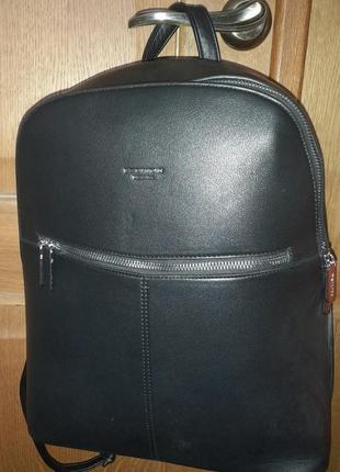 Стильный новый черный каркасный рюкзачок fashion weiliya из экокожи
