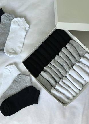 Носки чорні білі сірі
