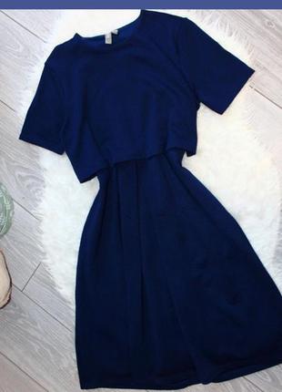 Платье темно синее asos, s/xs4 фото