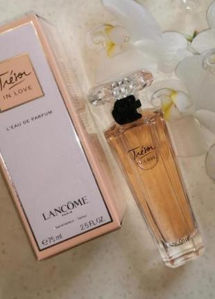 Парфюмированная вода lancome tresor in love трезор ин лав 75 мл1 фото