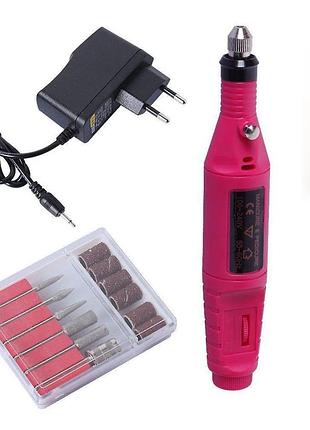 Мініфрезер variable speed rotary detail carver з адаптером змінного струму для манікюру та педикюру br00079