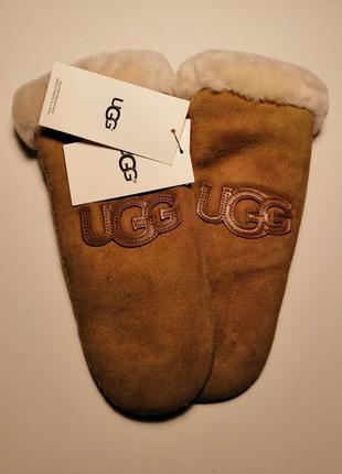 Женские перчатки варежки рукавицы ugg оригинал. киев