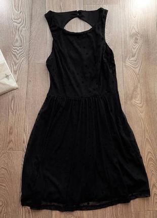 Шикарное черное платье сарафан5 фото