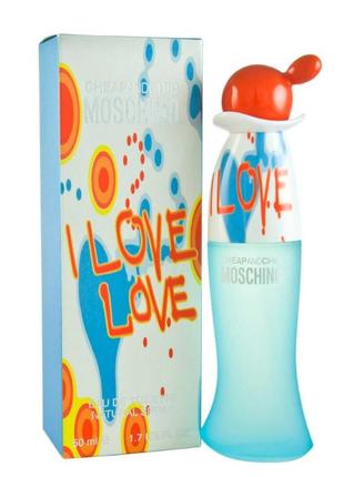 Женская туалетная вода moschino cheap and chic i love love (москино чип энд чик ай лав) 100 мл