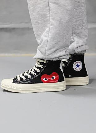 Comme des garcons play x converse