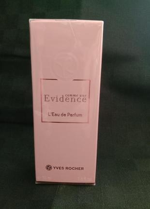 Yves rocher evidence parfum парфюм 50 ml оригинал1 фото