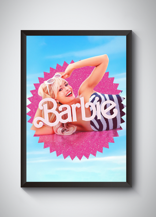 Набір постерів фільму barbie / барбі / 4 шт (марго роббі, раян гослінг)4 фото