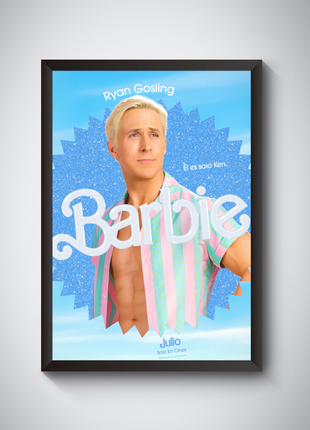 Набір постерів фільму barbie / барбі / 4 шт (марго роббі, раян гослінг)5 фото
