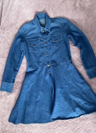 Сукня джинсова, плаття