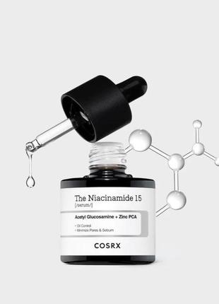 Cosrx - сироватка для обличчя з ніацинамідом 15% - the niacinamide 15 serum - 20ml