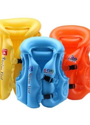 Детский надувной спасательный жилет,    защитный спасательный жилет   от 3 до 10 лет swim ring1 фото