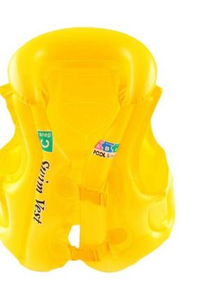 Детский надувной спасательный жилет,    защитный спасательный жилет   от 3 до 10 лет swim ring2 фото