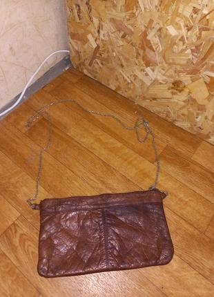 Ріесеѕ маленька шкіряна сумка клатч косметичка гаманець кросбоди3 фото