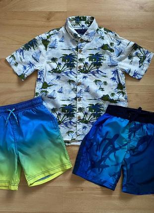 Шорты и рубашка h&m next primark