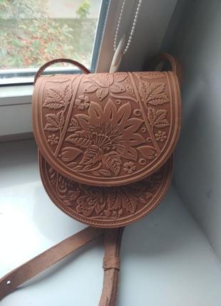 Кожаная сумка новая