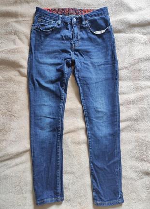 Синие джинсы скинны / skinny superdry