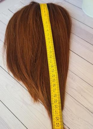 Винтажный шиньон хвост бабетта 100% натуральный волос5 фото