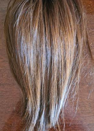 Винтажный шиньон хвост бабетта 100% натуральный волос7 фото