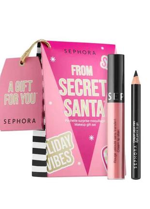 Sephora from secret santa makeup gift set