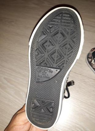 Кеды converse на молнии 29р, 19,5 см 7