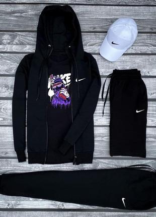 5в1 мужской спортивный трикотажный костюм чоловічий спортивний комлект nike
