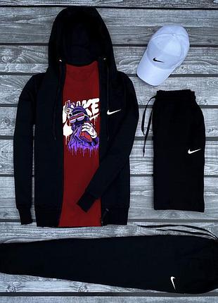 5в1 мужской спортивный трикотажный костюм чоловічий спортивний комлект nike