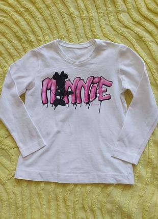 Реглан трикотаж минный маус monnalisa 3-4 года, люксбенд