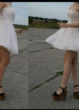 Сукня фатин корсетний верх