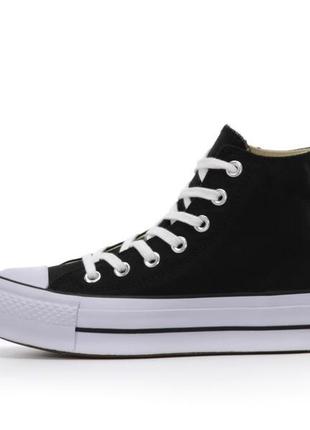 Женские кеди converse Guitar hight black white 36-37-38-39-40-413 фото