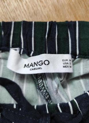 Брюки в полоску из вискозы от mango6 фото