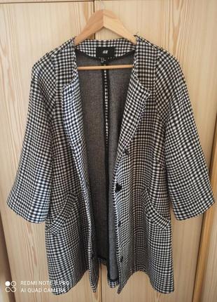Оригінальне демісезонне пальто h&m 40