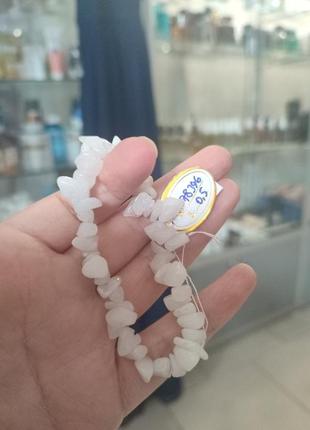 Браслет білий кварц в асортименті