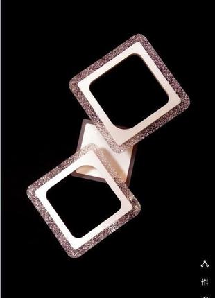 Світлодіодна люстра з регулюванням колірної температури — можливий монтаж на стіну як бра