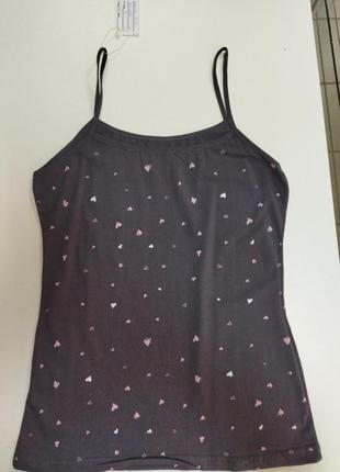 Женская майка на бретельказ