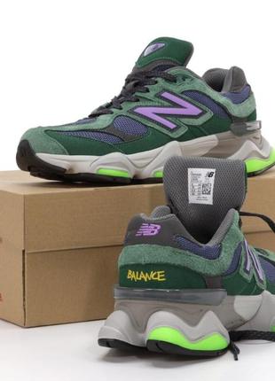 Мужские кроссовки new balance 9060 green blue 41-42-43-44-457 фото