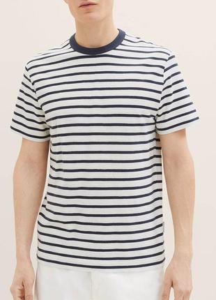 Футболка в структурную полоску tom tailor 304