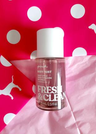 Спрей мист victoria’s secret pink fresh & clean3 фото