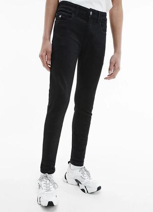 Чорні джинси скінні на підлітка calvin klein ck 🛍️1+1=3🛍️