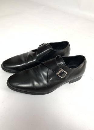 Мужские классические кожаные туфли от zara3 фото