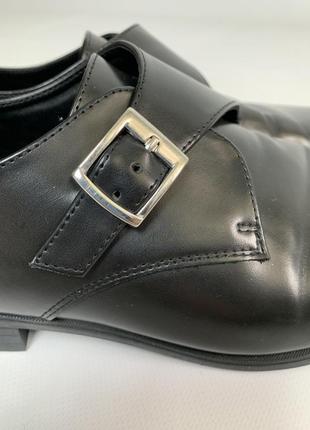 Мужские классические кожаные туфли от zara4 фото
