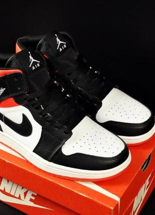 Підліткові високі кросівки nike air Fresh jordan 1 унісекс2 фото
